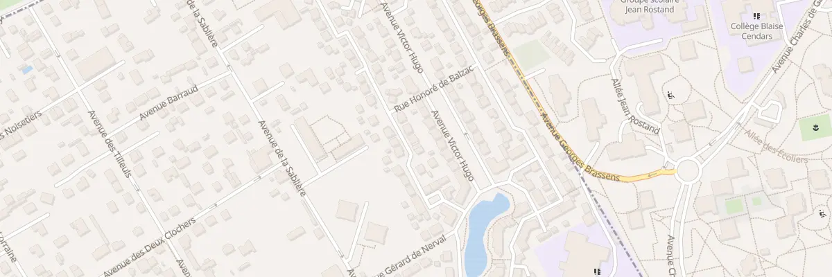 Plan du 21 Rue Alfred de Vigny à Limeil-Brévannes