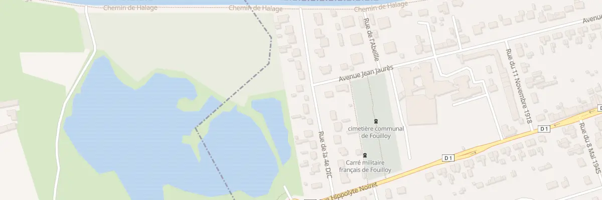 Plan du 15 Rue de la 4e DIC à Fouilloy