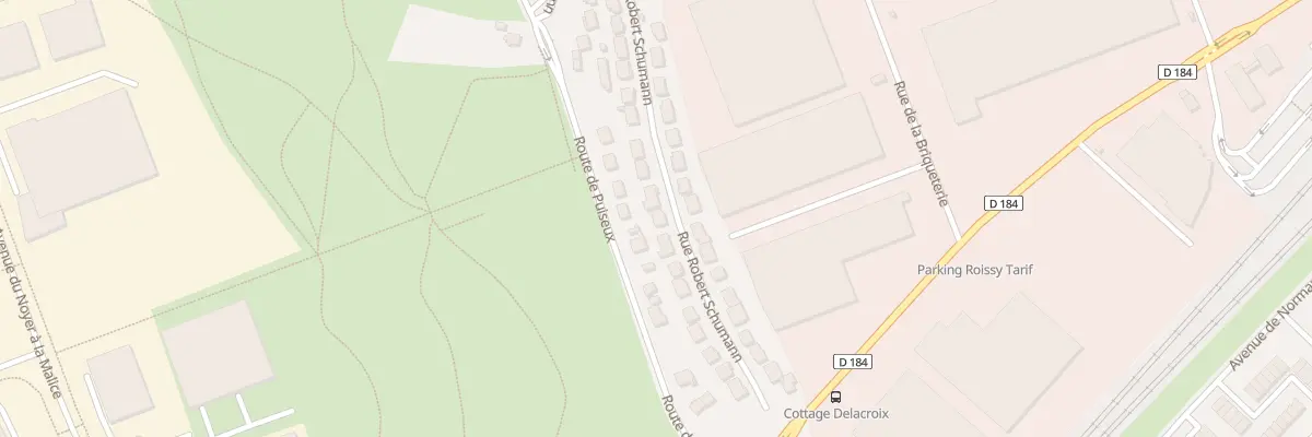 Plan du 36 Rue Robert Schumann à Louvres
