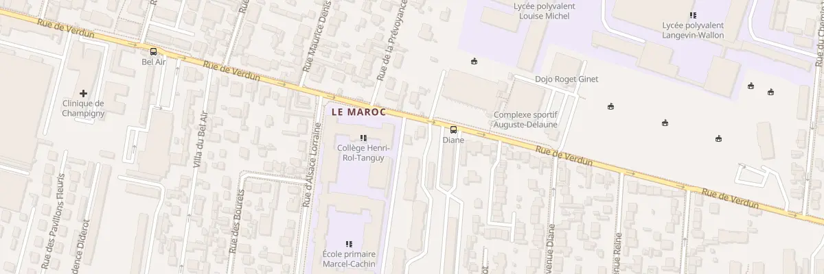 Plan du 80 Rue de Verdun à Champigny-sur-Marne