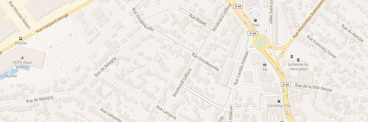 Plan du 181 Bd Lefèvre à Aulnay-sous-Bois