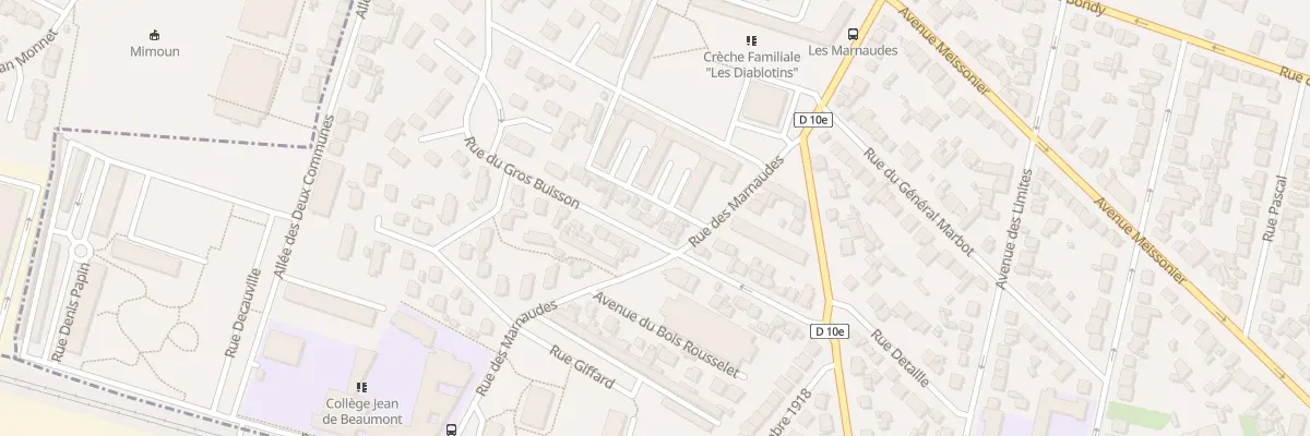 Plan du 24 Rue du Gros Buisson à Villemomble