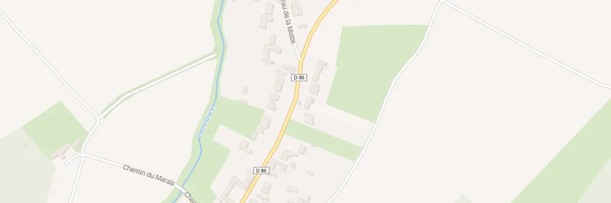 Plan du 60B Rue du Château de la Motte à Magnicourt-en-Comte