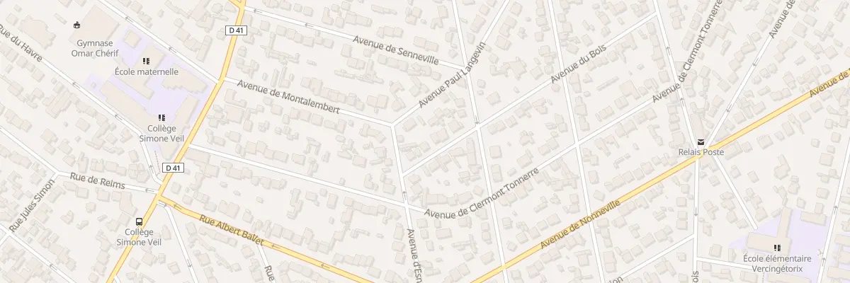Plan du 30 Av du Bois à Aulnay-sous-Bois
