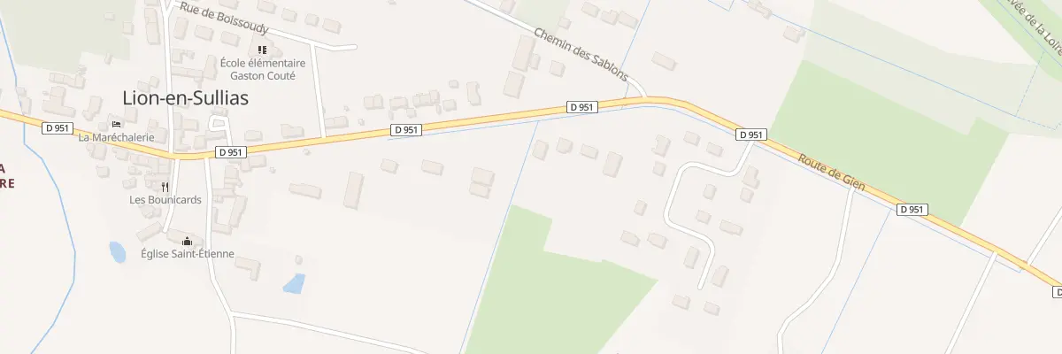 Plan du 9 Rte de Gien à Lion-en-Sullias