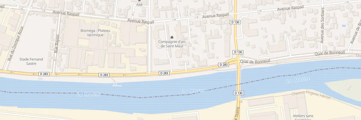 Plan du 57 Quai de Bonneuil à Saint-Maur-des-Fossés