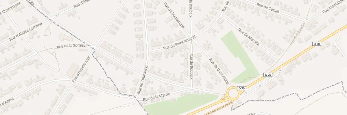 Plan du 15 Rue de Saint Amand à Marles-les-Mines