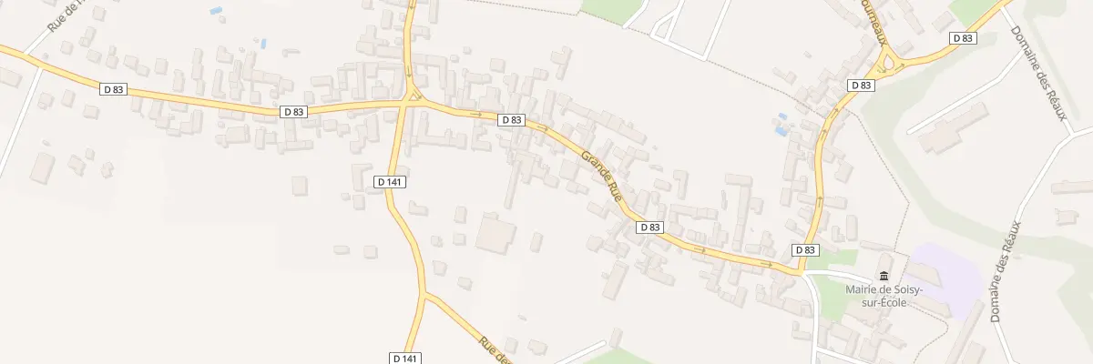 Plan du 29 Gr Gde Rue à Soisy-sur-École
