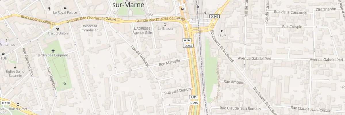 Plan du 9 Rue Marcelle à Nogent-sur-Marne