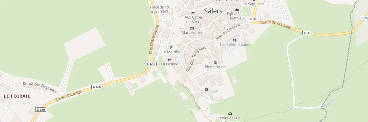 Plan du 5183 Rue de Barrouze à Salers