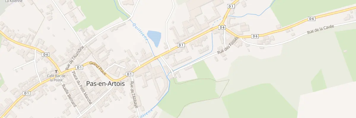 Plan du 14 Rue Basse-Boulogne à Pas-en-Artois
