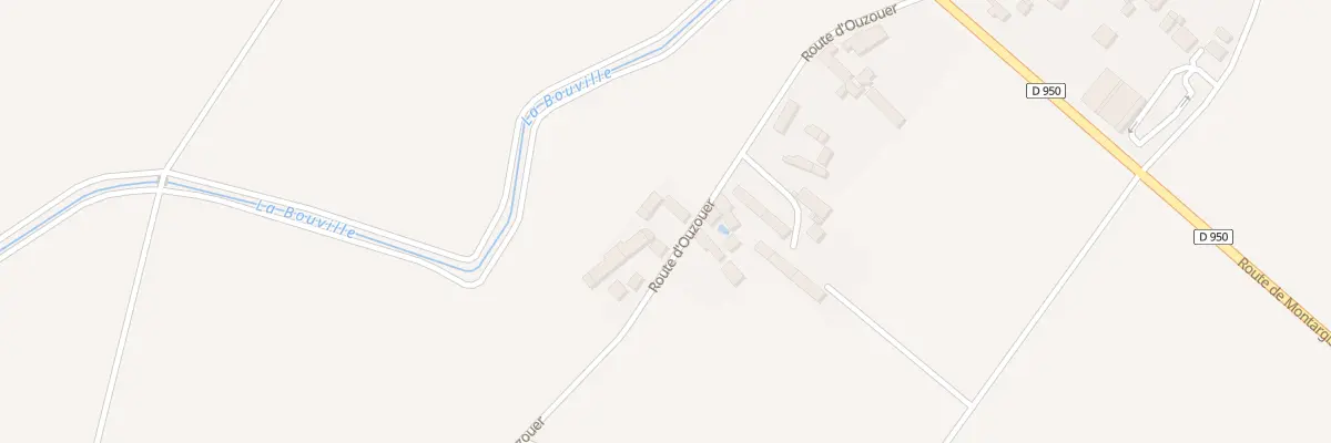 Plan du 26 Rte d’Ouzouer à Mézières-en-Gâtinais