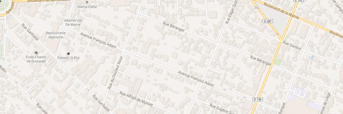 Plan du 27 Av François Adam à Saint-Maur-des-Fossés