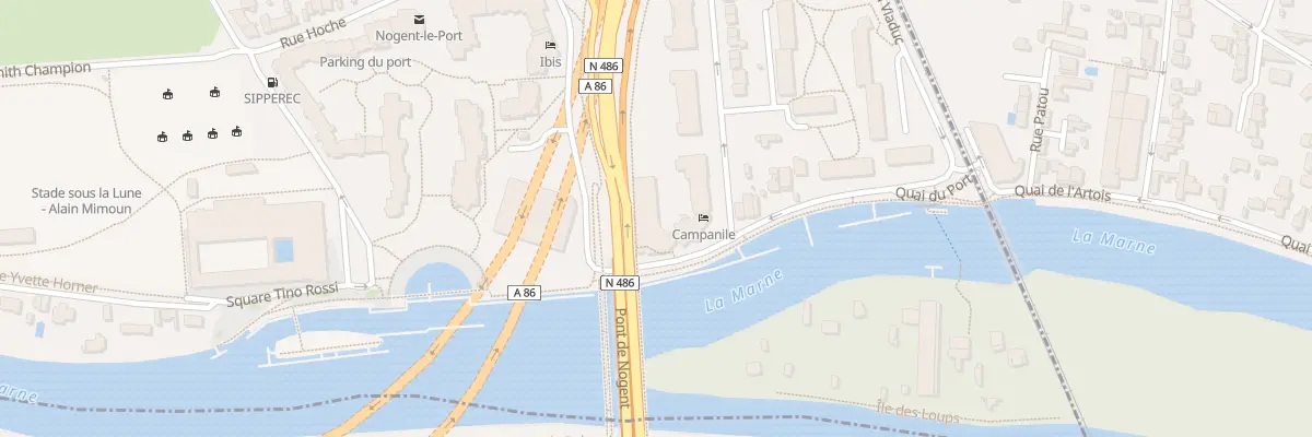 Plan du 16 Quai du Port à Nogent-sur-Marne