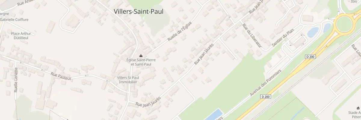 Plan du 21B Rue Jean Jaurès à Villers-Saint-Paul