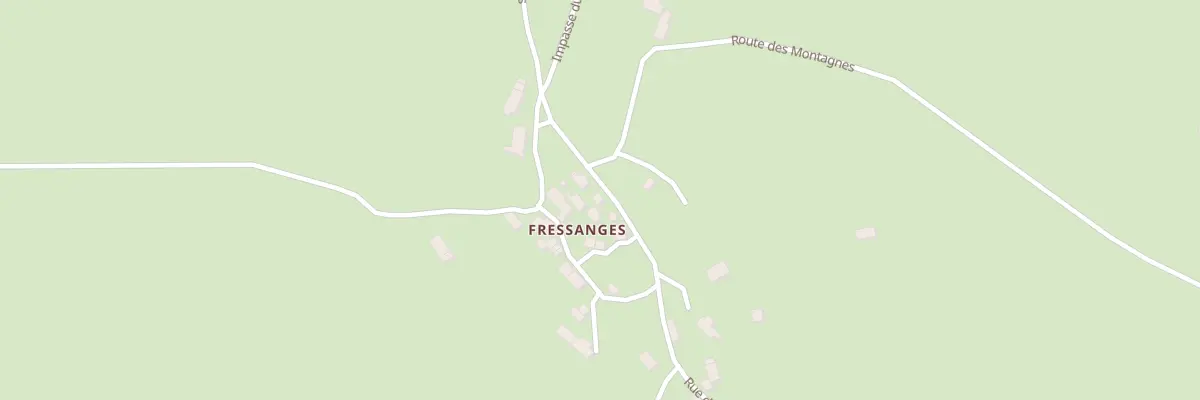 Plan du 5215 Fressanges à Moussages
