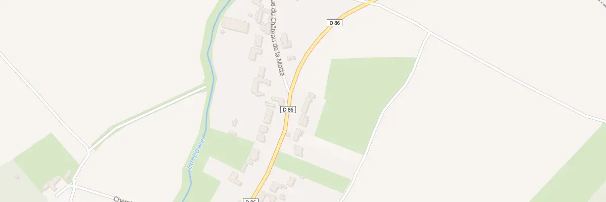 Plan du 62 Rue du Château de la Motte à Magnicourt-en-Comte