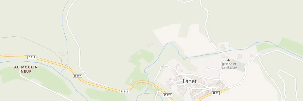 Plan du 5075 Les Poulenques à Lanet