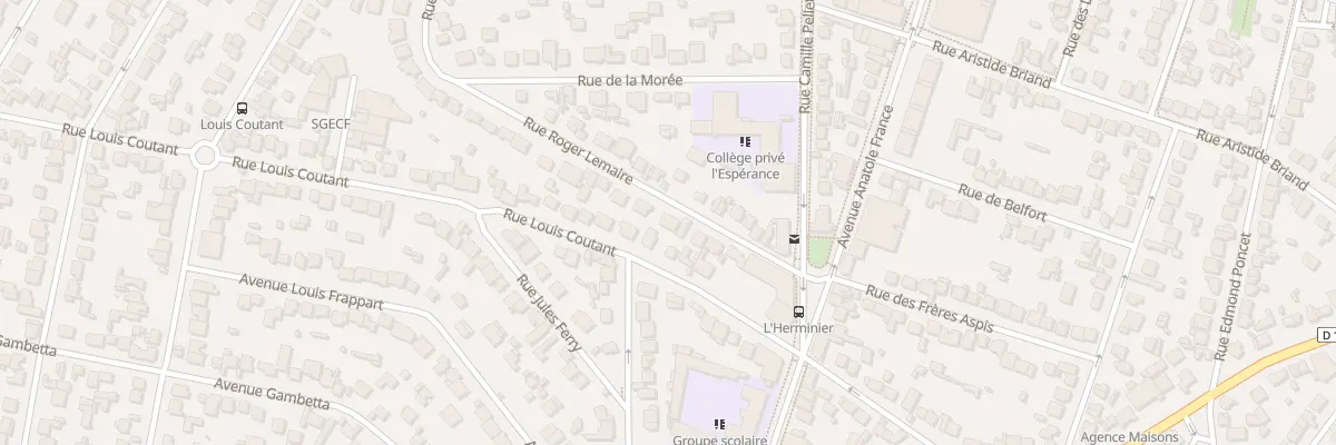 Plan du 15 Rue Roger Lemaire à Aulnay-sous-Bois