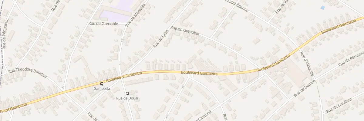 Plan du 145 Bd Gambetta à Marles-les-Mines