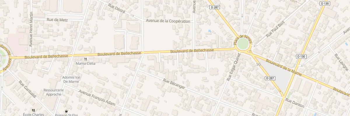 Plan du 84 Bd de Bellechasse à Saint-Maur-des-Fossés
