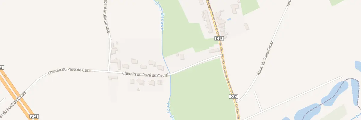 Plan du 100 Che du Pavé de Cassel à Wylder