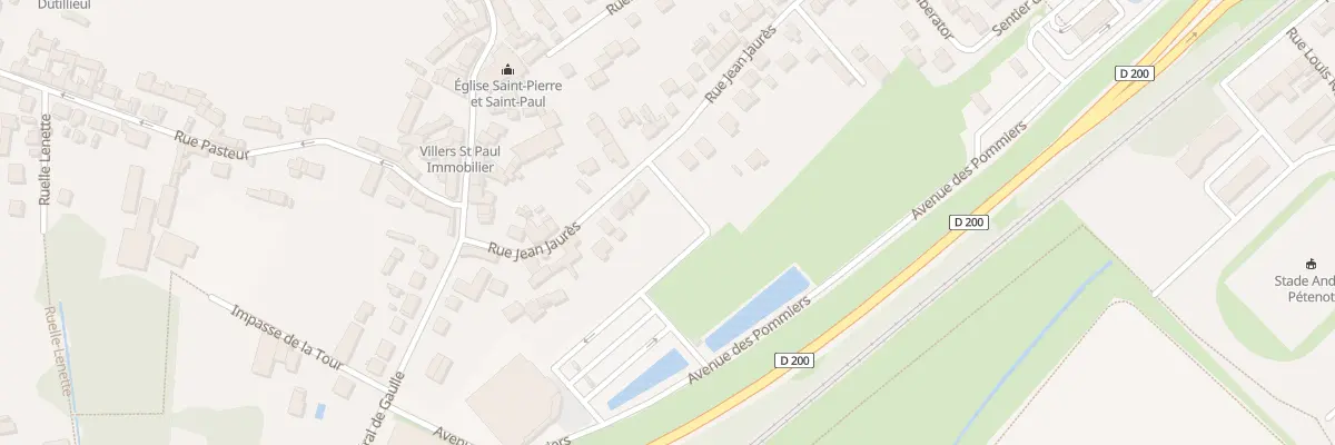 Plan du 20 Rue Jean Jaurès à Villers-Saint-Paul