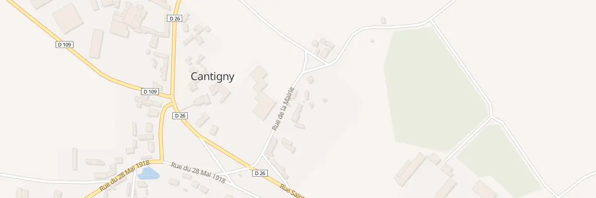 Plan du 6 Rue de la Mairie à Cantigny