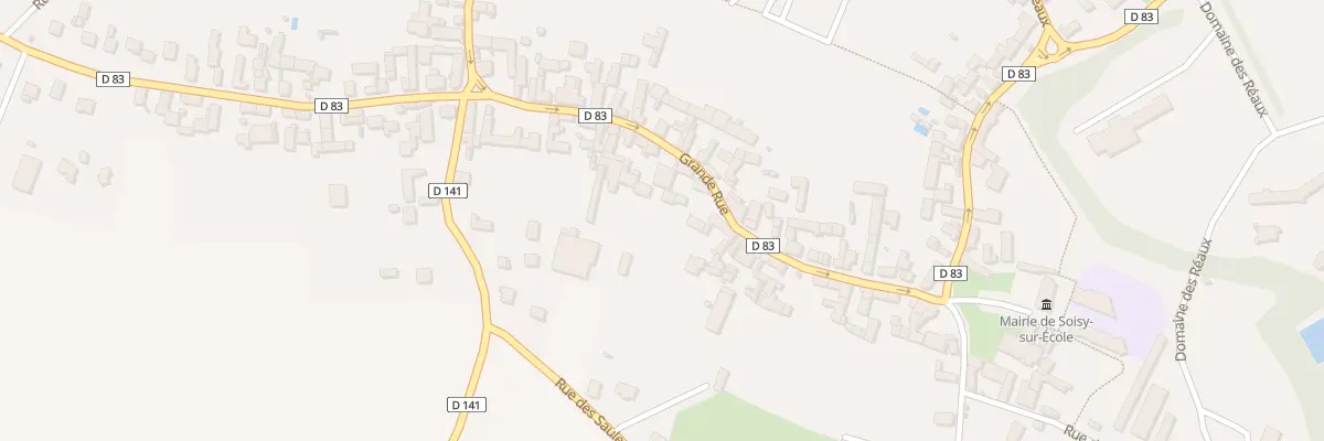 Plan du 27 Gr Gde Rue à Soisy-sur-École