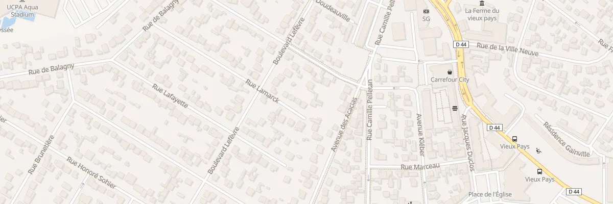 Plan du 2B Rue Lamarck à Aulnay-sous-Bois
