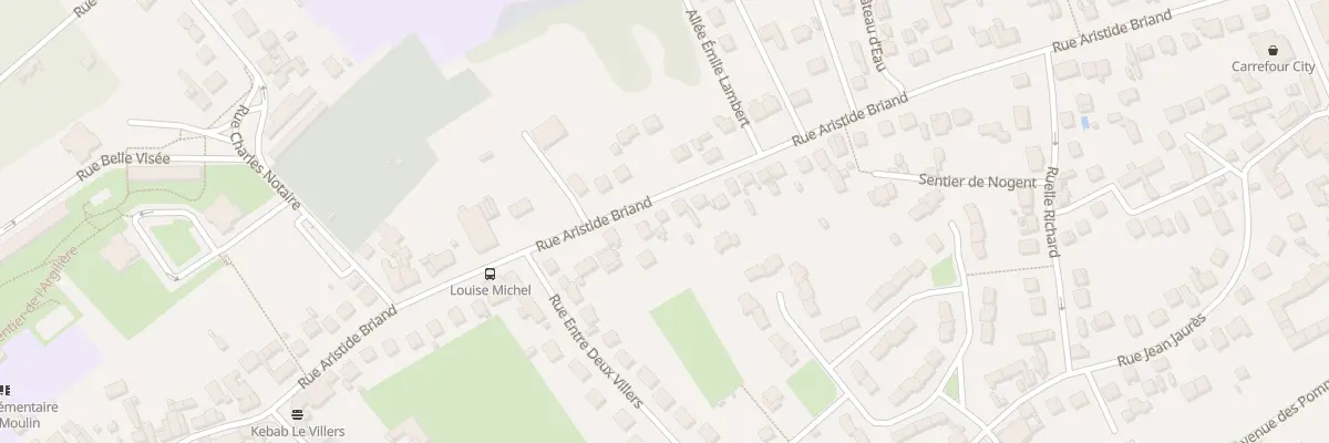 Plan du 70B Rue Aristide Briand à Villers-Saint-Paul