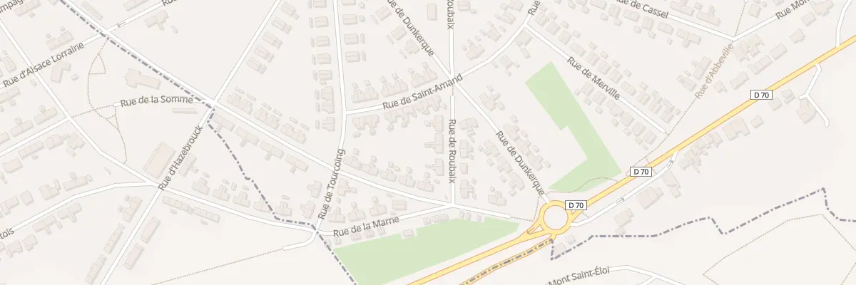 Plan du 19 Rue de Roubaix à Marles-les-Mines