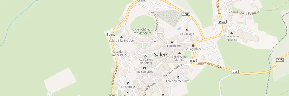 Plan du 5046 Le Bourg à Salers