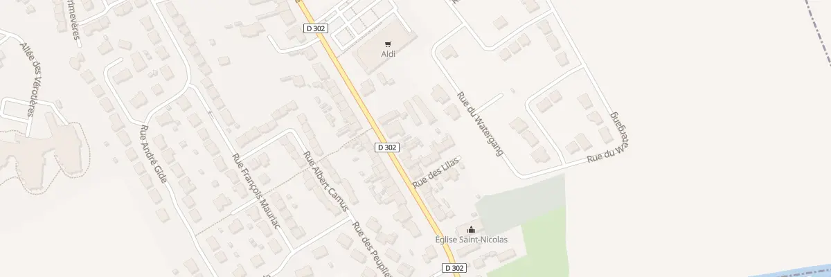 Plan du 52 Rue du Gen de Gaulle à Zuydcoote