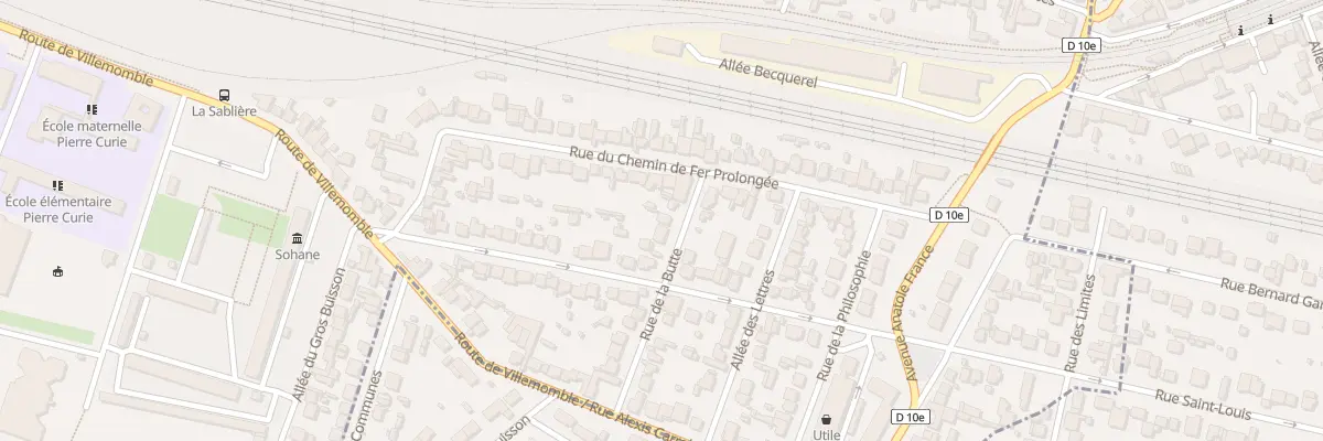 Plan du 6 Rue de la Butte à Bondy