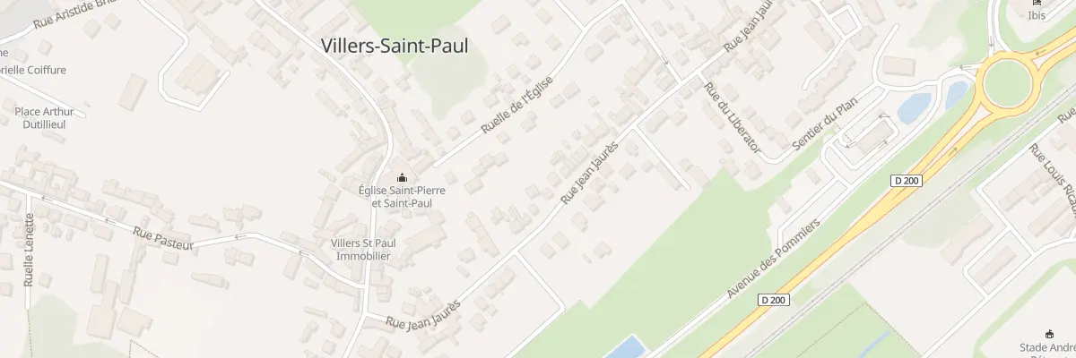 Plan du 21T Rue Jean Jaurès à Villers-Saint-Paul