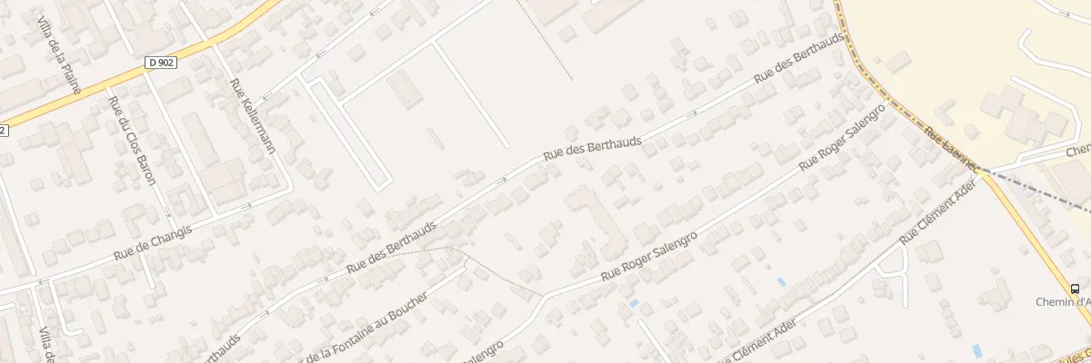 Plan du 128B Rue des Berthauds à Rosny-sous-Bois