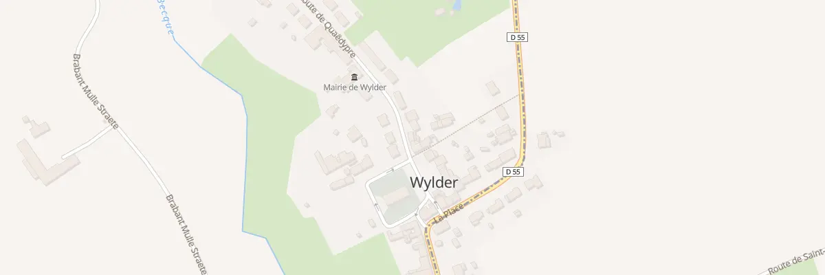 Plan du 86 Rte de Quaedypre Cd37 à Wylder