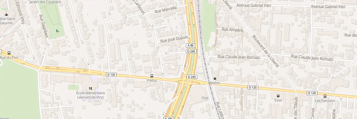 Plan du 2B Rue du Colonel Fabien à Nogent-sur-Marne