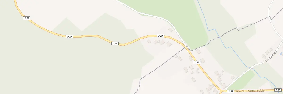 Plan du 179 Rue du Colonel Fabien à Verderonne