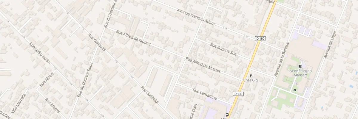 Plan du 28 Rue Alfred de Musset à Saint-Maur-des-Fossés