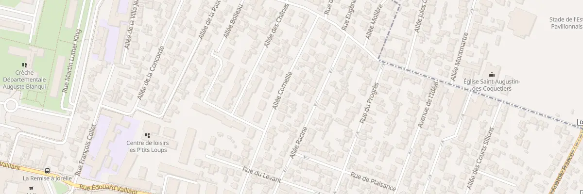Plan du 17 All Corneille à Bondy