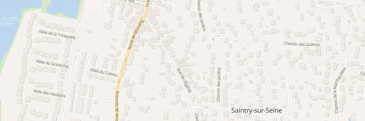 Plan du 35 Rue de l’Egalité à Saintry-sur-Seine