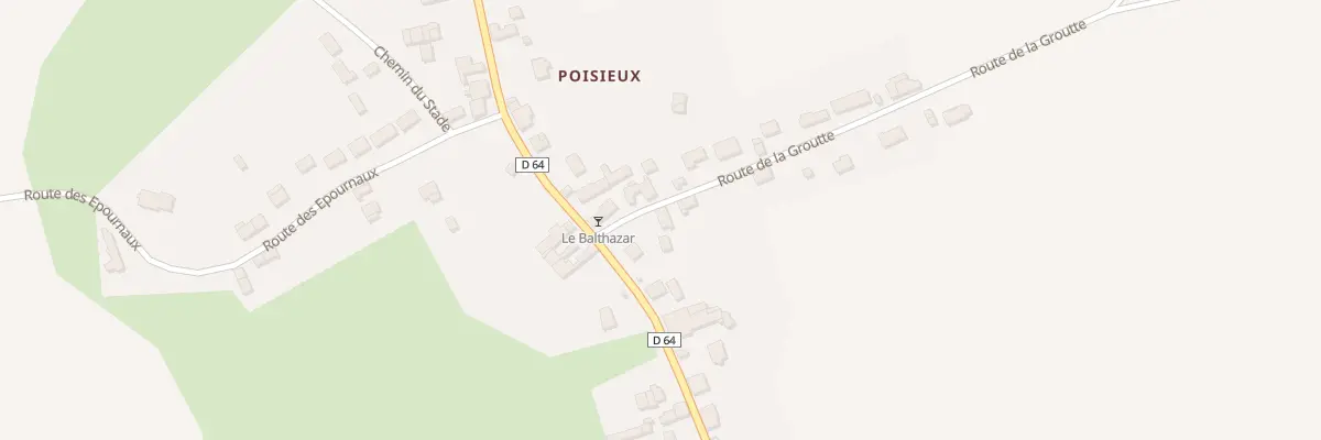 Plan du 2 Rte de la Groutte à Saint-Georges-de-Poisieux