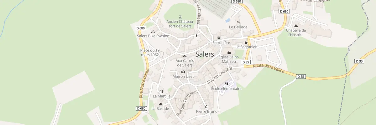 Plan du 6049 Rue du Coustil à Salers