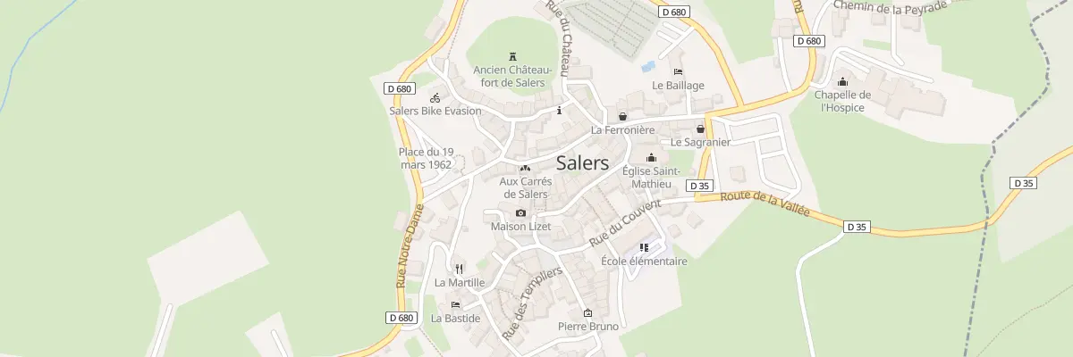 Plan du 5134 Le Bourg à Salers