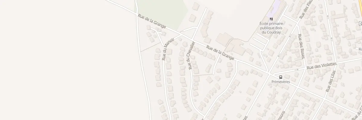 Plan du 8 Rue du Chevalier à Puiseux-en-France