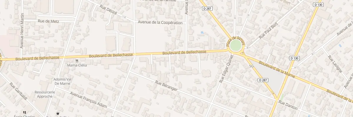 Plan du 86Q Bd de Bellechasse à Saint-Maur-des-Fossés