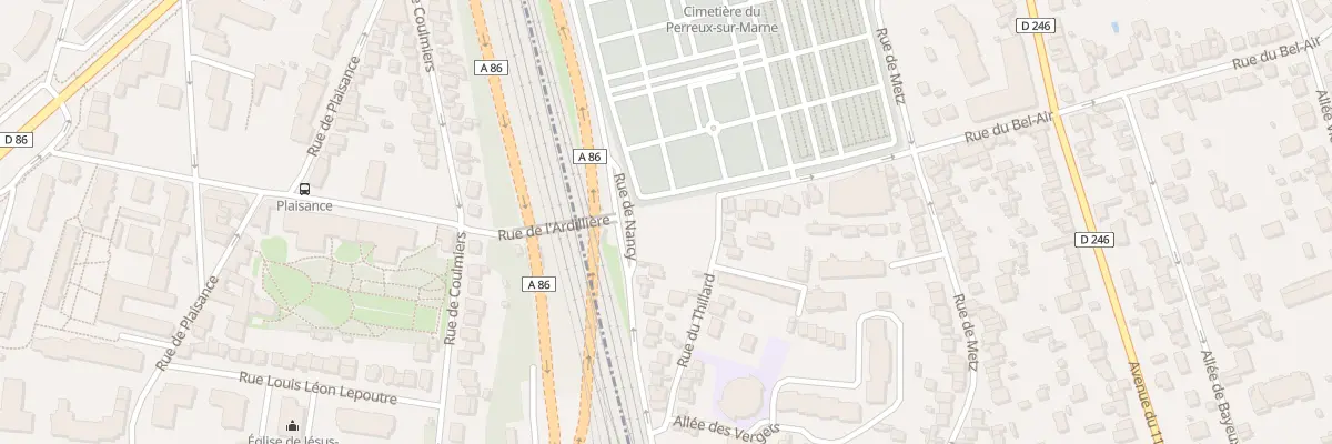 Plan du 43 Rue du Bel-Air au Perreux-sur-Marne