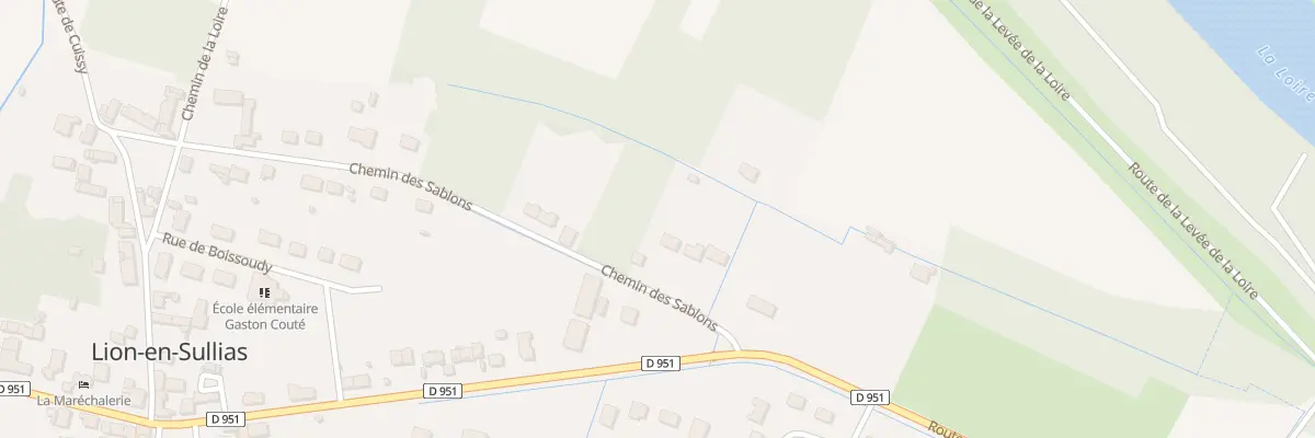 Plan du 12 Che des Sablons à Lion-en-Sullias